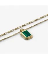 Ana Luisa Layered Necklace Set - Temple Green