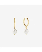 Ana Luisa Pearl Hoops - Medium Frida