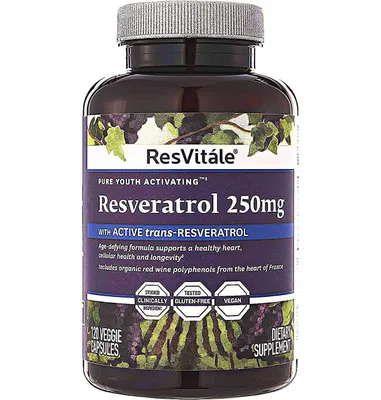 ResVitale Resveratrol Tablets 250mg - Youth