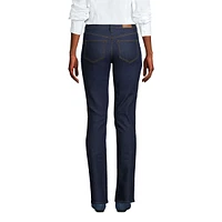 Lands' End Women's Tall Recover Mid Rise Straight Leg Blue Jeans