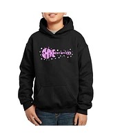 La Pop Art Boys Shake it Off Word Hooded Sweatshirt