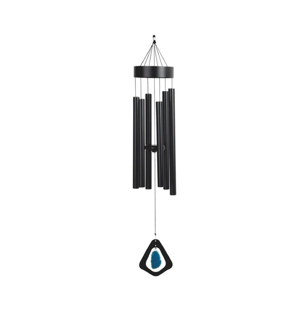 41" Long Black Metal Wind Chime