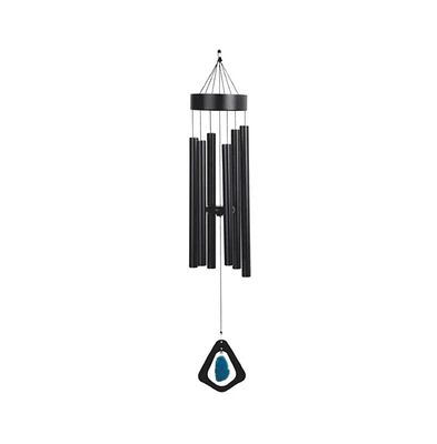 41" Long Black Metal Wind Chime