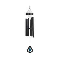 41" Long Black Metal Wind Chime