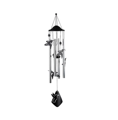 34" Long Hummingbird Silhouette Wind Chime