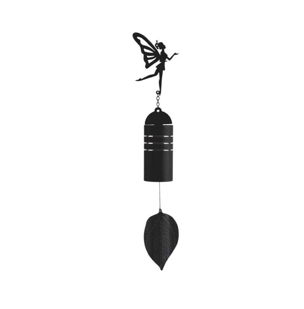 23" Long Metal Black Fairy Wind Chime