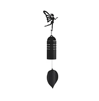 23" Long Metal Black Fairy Wind Chime