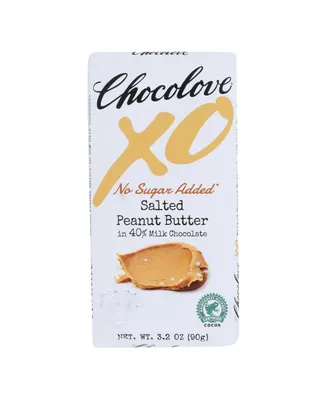 Chocolove - Xo Bar Milk Chocolate Salted Peanut Butter - Case of 10-3.2 Oz