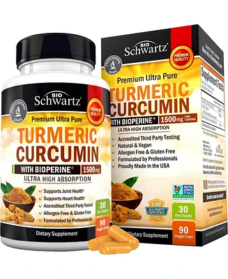 BioSchwartz Turmeric Curcumin with BioPerine 1500mg