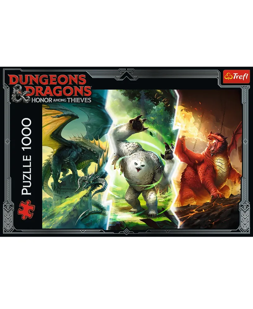 Trefl Dungeon & Dragons - 1000 Piece - Legendary Monsters of Faerun Puzzle