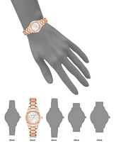 Anne Klein Women's Quartz Rose Gold-Tone Alloy Bracelet Watch, 26mm