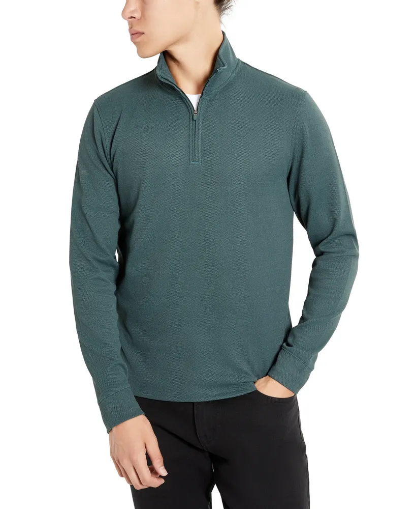 Awearness Kenneth Cole Slim Fit Double Face Full Zip Sweater | Men's |  Moores Clothing