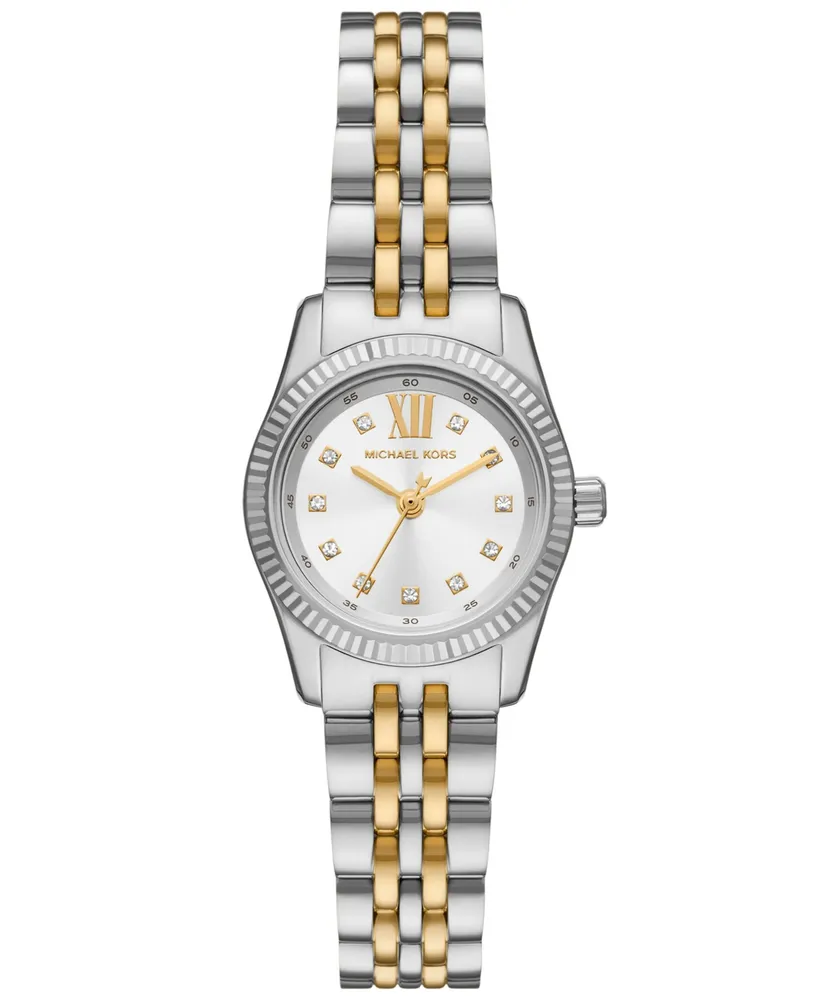 Michael Kors Women's Lexington Three-Hand Two-Tone Stainless Steel Watch 26mm