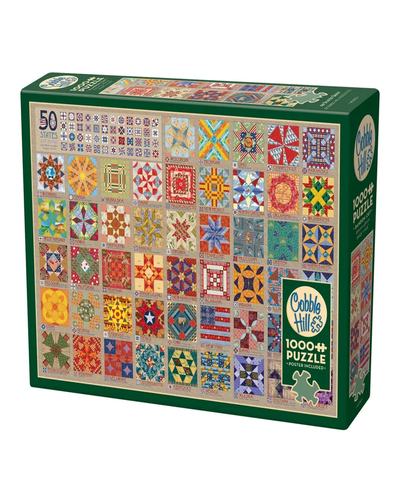 Cobble Hill- 50 States Quilt Blocks Puzzle