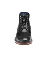 Johnston & Murphy Men's Connelly Leather Plain Toe Boots