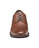 Johnston & Murphy Men's Beasley Leather Cap Toe Shoes