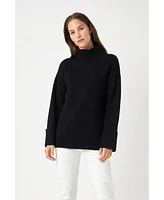 English Factory Women's Turtle Neck Sweater