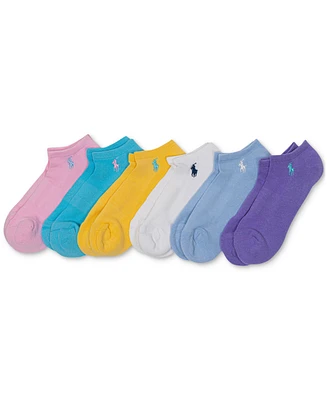 Polo Ralph Lauren Women's 6-Pk. Cushion Low-Cut Socks