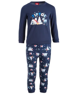 Family Pajamas Toddler, Little & Big Kids Mix It Tiptoe Pajamas Set, Created for Macy's