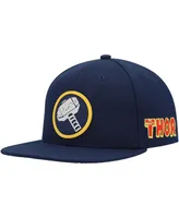 Big Boys and Girls Marvel Navy Thor Comic Snapback Hat