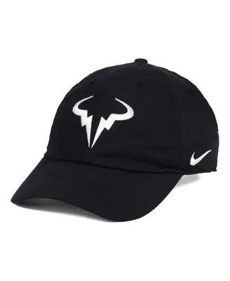 Men's Nike Black Rafael Nadal Heritage86 Performance Adjustable Hat