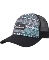 Men's Quiksilver Navy Foam Grillson Trucker Snapback Hat