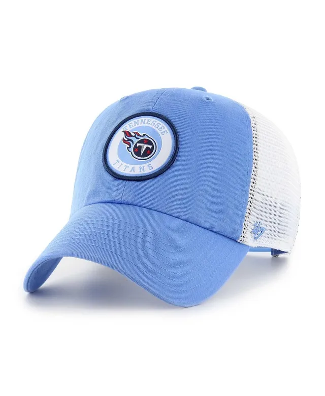 47 Brand Royal, White Buffalo Bills Highline Clean Up Trucker Snapback Hat  in Blue for Men