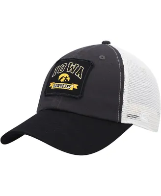 Men's Colosseum Charcoal Iowa Hawkeyes Objection Snapback Hat