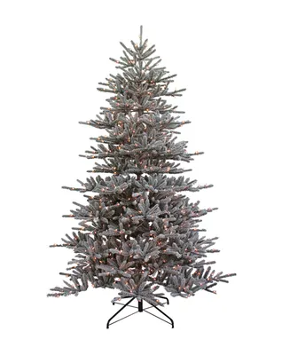 Kurt Adler 9' Pre-Lit Flocked Vail Pine Tree