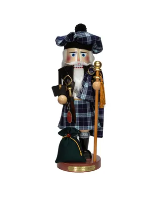 Kurt Adler 17.3" Steinbach Scottish Santa Nutcracker