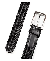 Nautica Men's Woven Leather Belt