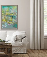 Reeds And Lilies Ii Framed Art