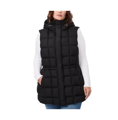 Lucky Brand Women's Quilted Faux-Fur-Collar Coat