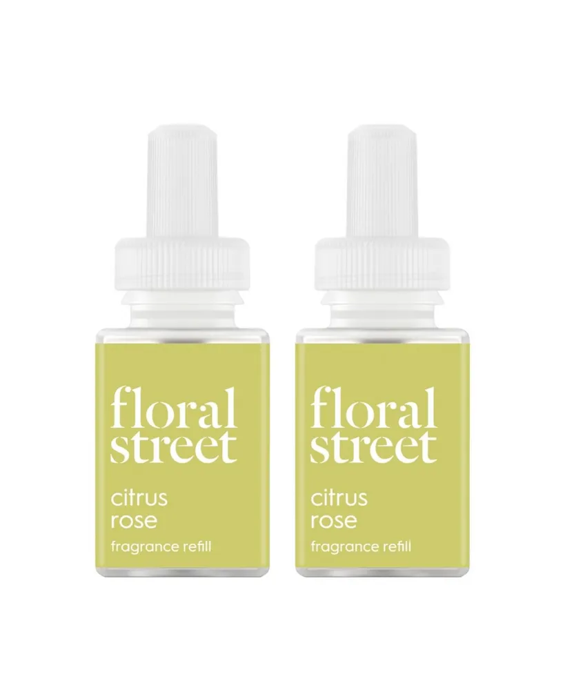 Pura and Floral Street - Citrus Rose - Fragrance for Smart Home Air Diffusers - Room Freshener - Aromatherapy Scents for Bedrooms & Living Rooms