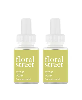Pura and Floral Street - Citrus Rose - Fragrance for Smart Home Air Diffusers - Room Freshener - Aromatherapy Scents for Bedrooms & Living Rooms
