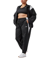 Reebok Plus Pull-On Logo Woven Track Pants