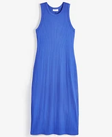 On 34th Women's Rib-Knit Midi Tank Dress