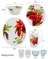 Fitz and Floyd Holiday Home 32-pc Dinnerware Set, Service for 8