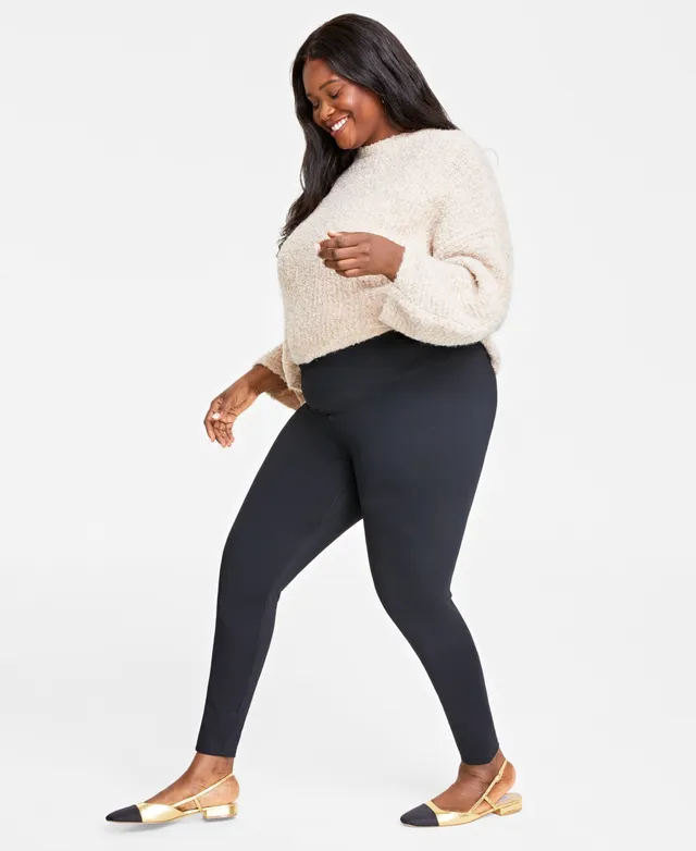 On 34th Plus Mid-Rise Ankle-Length Leggings, Created for Macy's