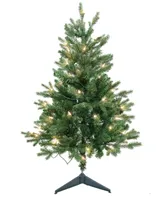 Kurt Adler 3' Pre-Lit Clear Incandescent Jackson Pine Tree