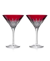 Waterford 2024 New Year Celebration Martini, Set of 2