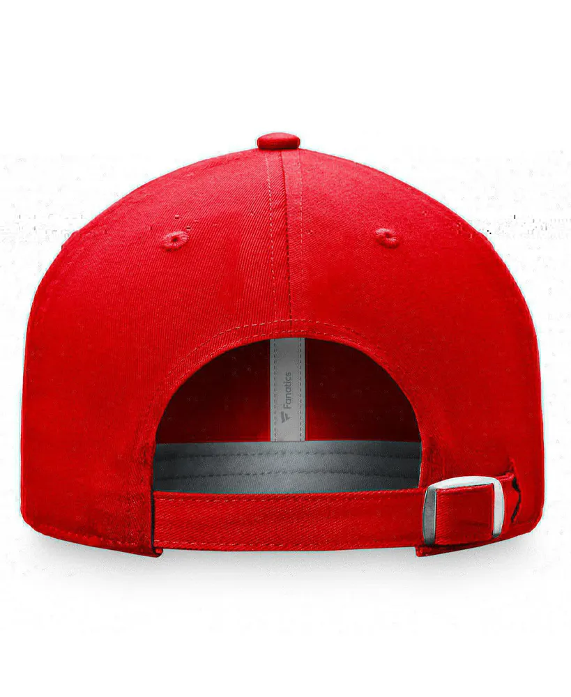 Women's Fanatics Red Chicago Blackhawks Iconic Glimmer Adjustable Hat