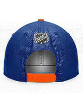 Men's Fanatics Royal, Orange New York Islanders Authentic Pro Alternate Logo Snapback Hat