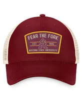 Men's Top of the World Maroon Arizona State Sun Devils Unruly Slouch Trucker Snapback Hat