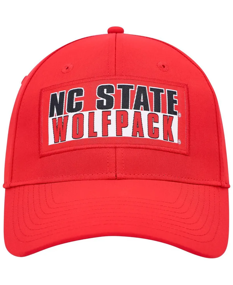 Men's Colosseum Red Nc State Wolfpack Positraction Snapback Hat