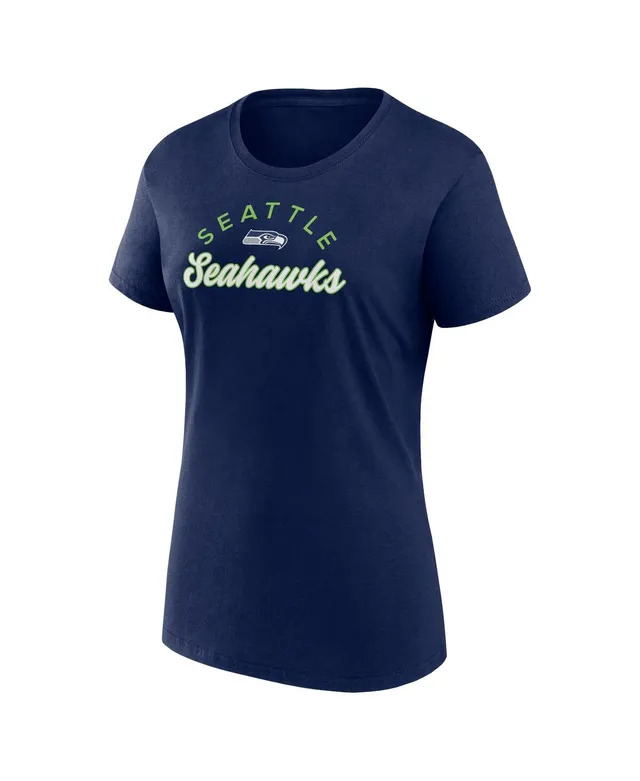 Seattle Seahawks Fanatics Branded Women's Slogan V-Neck T-Shirt - College  Navy