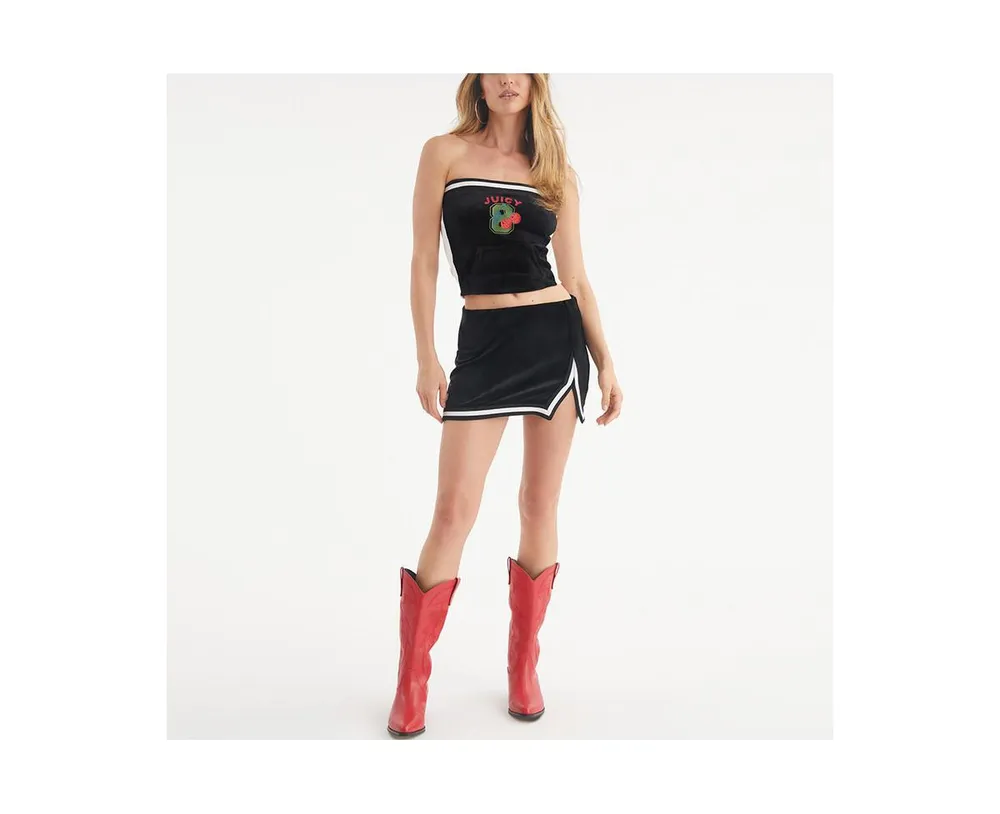 Juicy Couture Women's Mini Skirt With Rib Trim
