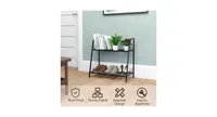 2-tier Patio Metal Plant Stand