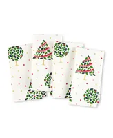 kate spade new york Holiday Confetti Cloth Napkins 4-Pack Set, 20" x 20"