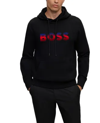 Boss by Hugo Men's Degrade Logo Regular-Fit Hoodie